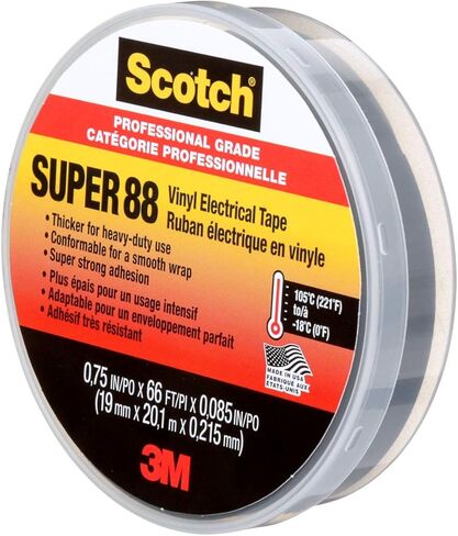شريط 3M ELEC مقاس 3/4 بوصة X66'BLK in Kuwait