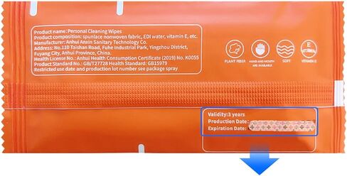 مناديل مبللة مغلفة بشكل فردي، 100 قطعة من مناديل التنظيف الفردية، لن تتمزق، احملها معك، الشواء الأساسي للتخييم أثناء السفر، هدية للأشخاص المشردين in Kuwait