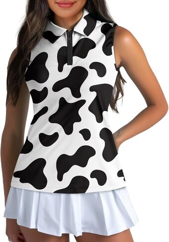 YEXIATODO Golf Sleeveless Tops for Women Racerback Summer Clothing Athletic Polo Golf Outfits Tennis Tank Top,XS-2XL in Saudi Arabia