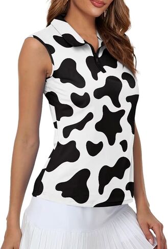 YEXIATODO Golf Sleeveless Tops for Women Racerback Summer Clothing Athletic Polo Golf Outfits Tennis Tank Top,XS-2XL in Saudi Arabia