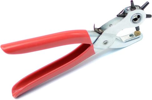 Leather hole punch,9" Belt hole puncher for leather heavy duty, 6 size Revolving Leather Belt Hand Hole Puncher (6 size Revolving Leather Hole Puncher) in Saudi Arabia