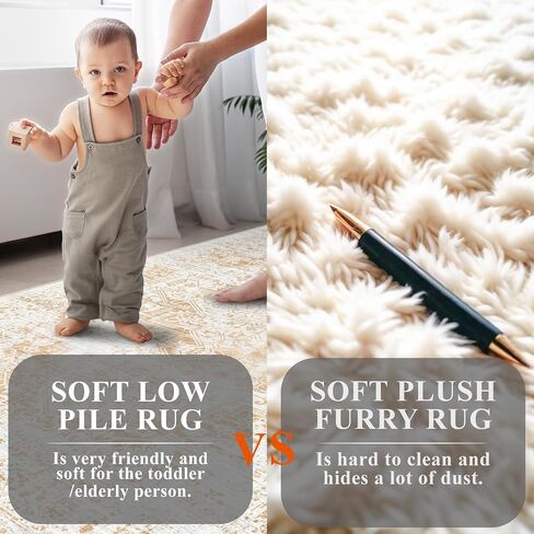 9x12 Washable Distressed Area Rugs: Living Room Bedroom Kitchen Vintage Faded Rug Non-Slip Thin Ultra Soft Livingroom Laundry Carpets in Saudi Arabia