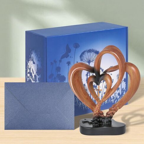 Christian Home Decor: Handcrafted Heart-Shaped Cross Religious Sculpture, Ideal for Christian Wedding Gifts in Kuwait