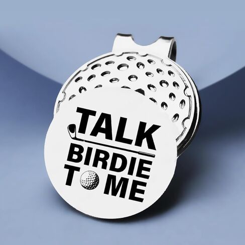 TSUYAWU Talk Birdie to Me علامة كرة الجولف - علامة جولف مضحكة مع مشبك قبعة مغناطيسي، هدية جديدة لإكسسوارات الجولف، هدايا لمحبي لاعبي الجولف in Kuwait
