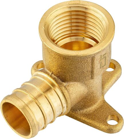 (عبوة من 4) تركيبات EFIELD Pex مقاس 1/2 بوصة × 1/2 بوصة أنثى NPT قطرة الأذن الكوع النحاسية in Kuwait