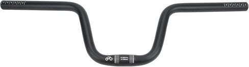 Handlebar, Aluminum Alloy High Strength Bike Riser Handlebar 25.4mm Diameter Black for Cycling(Lift 160mm / 6.3in) in Kuwait