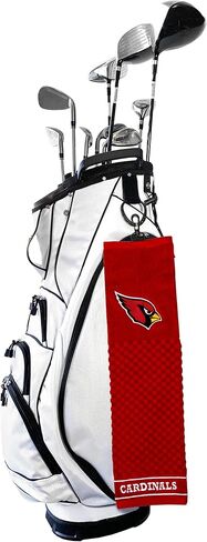 منشفة جولف مطرزة من Team Golf NFL، تصميم متقلب، شعار مطرز in Kuwait