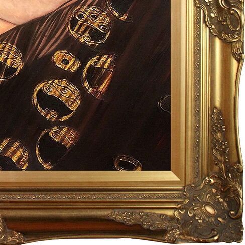لوحة زيتية La Pastiche Danae (خط فاخر) لغوستاف كليمت، 20 بوصة × 24 بوصة، إطار ذهبي فيكتوري in Kuwait
