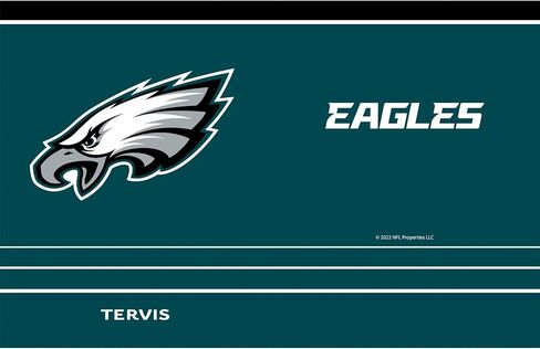 Tervis Traveler NFL Philadelphia Eagles - كوب سفر معزول ثلاثي الجدران MVP يحافظ على المشروبات باردة وساخنة، 20oz، من الفولاذ المقاوم للصدأ in Saudi Arabia