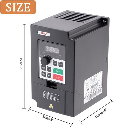 QNK 2.2KW 3HP 110V AC 17.5A VFD محول واحد إلى 3 المرحلة العاكس متغير التردد محرك CNC المغزل سرعة المحرك المراقب المالي in Kuwait
