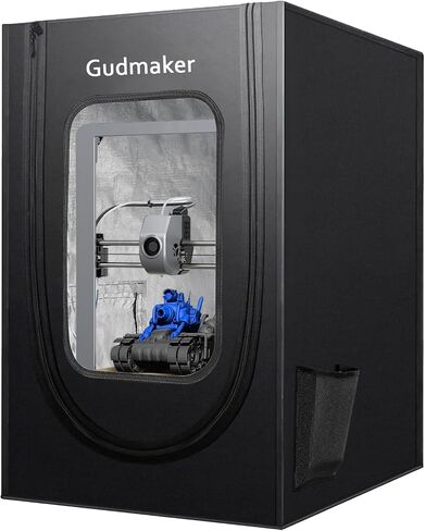 Gudmaker 3D Printer Enclosure, 29.5×25.6×21.6", Fireproof Dustproof Tent Constant Temperature Protective Cover for Creality Ender 3/Ender 3 Pro/Ender 3V2/Ender 3S1/Neo/Anycubic Elegoo in Saudi Arabia