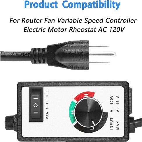 استبدال وحدة التحكم في السرعة المتغيرة لمحرك كهربائي لمروحة التوجيه AC 120V 15A in Kuwait