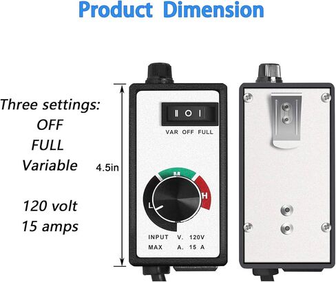 استبدال وحدة التحكم في السرعة المتغيرة لمحرك كهربائي لمروحة التوجيه AC 120V 15A in Kuwait