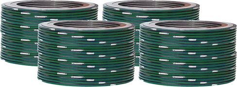 ستيرلنج سيل 9000IR.500316PTFE150X96 316L حشية جرح حلزونية من الفولاذ المقاوم للصدأ مع حلقة داخلية 316SS وحشو PTFE لأنبوب 1/2 بوصة، فئة الضغط 150#، شريط أخضر مع شريط أبيض (عبوة من 96) in Saudi Arabia