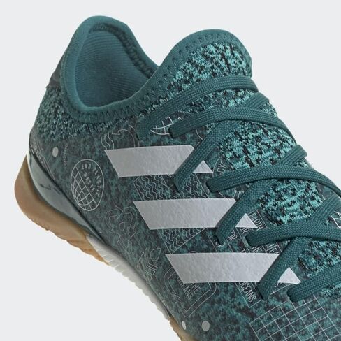 adidas Gamemode Knit Indoor Shoes Kids', Turquoise, Size 11K in Saudi Arabia