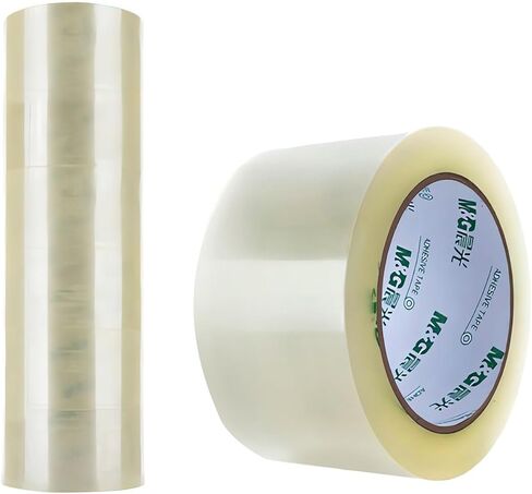 M&G Packing Tape 6 Rolls, Heavy Duty Shipping Tape with Total 396 Yards, 66 Yard(Per Roll), 1.77 inches Wide, Clear Packing Tape Refills for Packing Moving Mailing Sealing Office Storage in Saudi Arabia