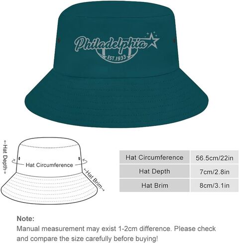 Football City Bucket Hat for Men Women Summer Outdoor Travel Beach Sun Bucket Boonie Hat Fishing Cap Sports Fan Gift in Saudi Arabia