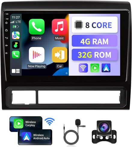 راديو ستيريو للسيارة لسيارة Toyota Tacoma 2007-2013 مع Carplay & Android Auto 13.1 بوصة Android 13.0 راديو GPS للملاحة مرآة Link RDS WiFi مع كاميرا احتياطية AHD in Saudi Arabia