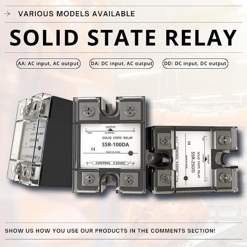 Single Phase Solid State Relay Module SSR-100DD,Control 3-32V DC Load 5-220V DC,SSR Series Solid State Relays in Saudi Arabia