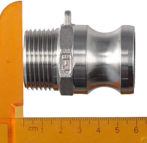 2 قطعة 1 "DN25 نوع F الفولاذ المقاوم للصدأ 304 موصل سريع Camlock ذكر الموضوع محول تركيب البيرة ، تركيبات Camlock نوع F Cam in Kuwait