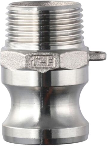 2 قطعة 1 "DN25 نوع F الفولاذ المقاوم للصدأ 304 موصل سريع Camlock ذكر الموضوع محول تركيب البيرة ، تركيبات Camlock نوع F Cam in Kuwait