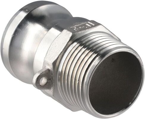 2 قطعة 1 "DN25 نوع F الفولاذ المقاوم للصدأ 304 موصل سريع Camlock ذكر الموضوع محول تركيب البيرة ، تركيبات Camlock نوع F Cam in Kuwait