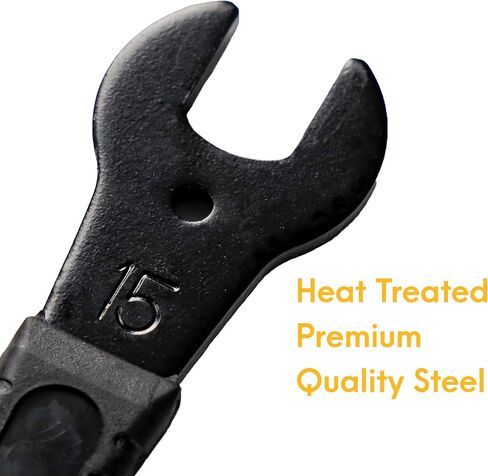 مجموعة أدوات إزالة تثبيت دواسة الدراجة من بايكهاند - مفتاح ربط مخروطي للدواسة 15 مم + سائق دواسة سداسية مفتاح ألين مزدوج الأطراف 6 مم و8 مم in Kuwait