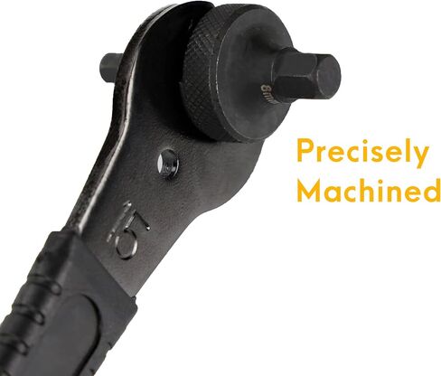 مجموعة أدوات إزالة تثبيت دواسة الدراجة من بايكهاند - مفتاح ربط مخروطي للدواسة 15 مم + سائق دواسة سداسية مفتاح ألين مزدوج الأطراف 6 مم و8 مم in Kuwait