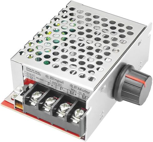 تيار مستمر 7-70 فولت 30A PWM HHO RC فرشاة محرك السرعة تحكم حاكم باهتة 12 فولت 24 فولت in Kuwait