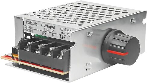 تيار مستمر 7-70 فولت 30A PWM HHO RC فرشاة محرك السرعة تحكم حاكم باهتة 12 فولت 24 فولت in Kuwait