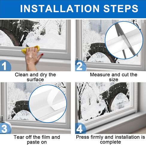 Window Draft Stopper for Window Sill, Weather Stripping Window Seal Strip, Self Adhesive Window Gap Sealing Strip, PU Foam Soundproof Insulation Tape for Doors and Windows (White,23Ft) in Kuwait