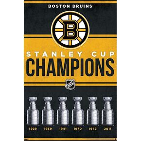 Trends International NHL Boston Bruins - Champions 23 Wall Poster
