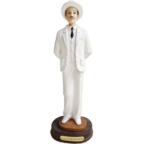 Love's Gift White Color DR.Jose Gregorio Hernandez Statue Dr. Jose Sculpture in Resin Holy Figurine Home Deco Decoration (5 Inch)
