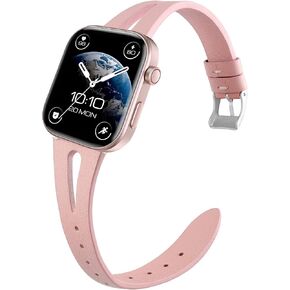 GTX13, GTX12 Smart Watches Band, 22mm Slim Vintage Leather Strap Replacement Compatible for Fitpolo GTX12, ENOMIR GTX12, Tensky GTX12, uaue T60, QXQ T60, QCOQ T60 Smart Watches