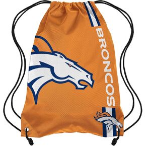 FOCO Denver Broncos NFL Alternate Color Big Logo Drawstring Backpack - Orange