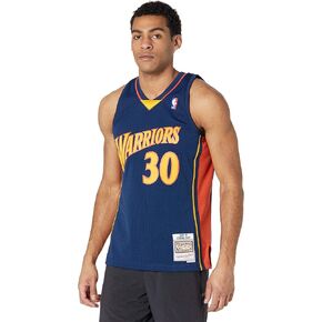 Mitchell & Ness Stephen Curry Golden State Warriors NBA Throwback Jersey - Navy