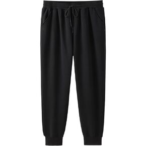 Men's Big and Tall Sherpa Pants Lined Fleece Sweatpants with Adjustable Drawstring XL-9XL Available Jogger Pants