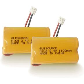 (2 Pack) 2.4V 1100mAh BP2-A Dual-LITE Ni-CD Battery Pack Compatible for Exit Sign Emergency Light, CSXWREB3 HUBBEL Battery, BP2A BP2-0A 0BP2-0A