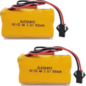 3.6 Volt Rechargeable Battery, Emergency/Exit Light Battery Compatible for Lithonia ELB B001 ELBB001 Lithonia EU2 LED Interstate ANIC1566 Unitech 0253799 (2 Pack)