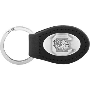 NCAA South Carolina Fighting Gamecocks Leather Concho Key Fob