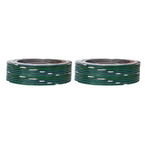 Sterling Seal 9000IR1316PTFE600X24 316L Stainless Steel Spiral Wound Gasket with 316SS Inner Ring and PTFE Filler for 1" Pipe, Pressure Class 600#, Green Band with White Stripe (Pack of 24)