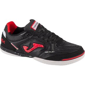 Joma Top Flex 2401 in TOPW2401IN, Mens, indoor football trainers, Black/Red, 11.5 US