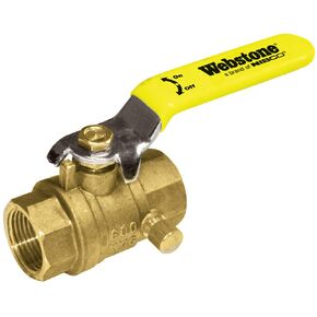 NIBCO 3/4 IPS LF FP BR Ball Valve with Bleeder
