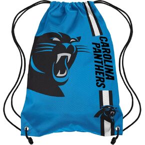 FOCO Carolina Panthers NFL Alternate Color Big Logo Drawstring Backpack - Blue
