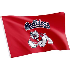 Desert Cactus Fresno State Flag California State University Bulldogs Banners 100% Polyester Indoor Outdoor 3x5 feet Flags (Style 2)