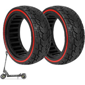 8.5 * 2.5 Solid Scooter Tire Front and Rear Wheels Replacement for Dualtron Mini & Speedway Leger (Pro) scooters 8.5 * 3 off-road solid tire(2 PCS)