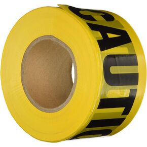 PT-100 Caution Barricade Tape, Yellow