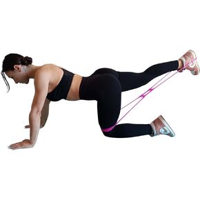Easy to use Booty Resistance Band with Workout Guide