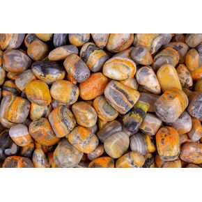 Bumble Bee Jasper tumbled Stone 20-30 mm - Healing Stone 1pc