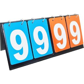 Scoreboard Score Card Stand Score Indicator Two Colors Four Sequence 14x6 Inch